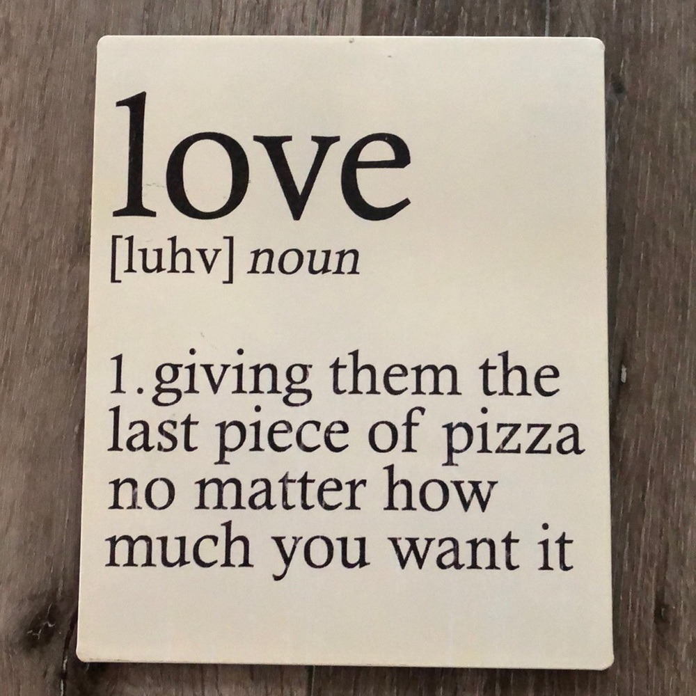 Love pizza home decor